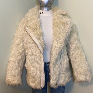H&M Cream Teddy Jacket